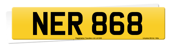 Registration number NER 868